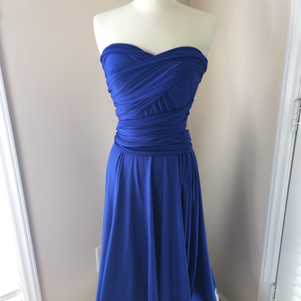 Saphire Blue Infiniti Dress - Picture 4 of 5